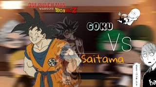 One Punch Man Reacts to GOKU VS SAITAMA Part 2 I Fan Animation I One Punch Man Vs Dbz [upl. by Mariana]