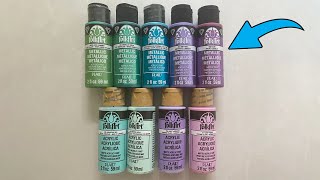 FolkArt Acrylic Paint Set Review  Exploring the Versatility and Vibrant Shades [upl. by Sander]