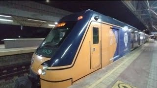 Metrô de Belo Horizonte na estação Santa Inês e Minas shopping movimentação de trens e metrô em BH [upl. by Saddler]