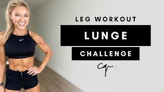 10 Min LEG WORKOUT at Home  Lunges Challenge  No Equipment [upl. by Schrick646]