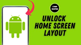 How to Unlock Home Screen Layout on Android [upl. by Murphy]