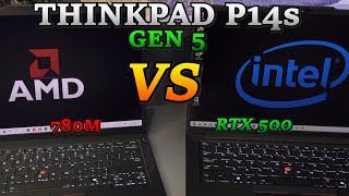 ThinkPad P14s Gen 5 AMD vs Intel Comparison  Slap Tech [upl. by Assirehc]