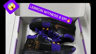 LEBRON JAMES WITNESS 8 EP NIKE SNEAKER REVIEW [upl. by Arhat4]