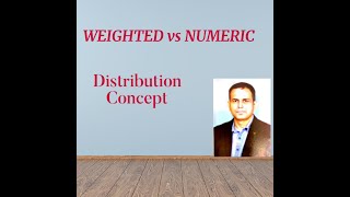 Weighted vs Numeric Distribution Concept [upl. by Rosenberg]