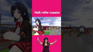 Tamaki naik roller coaster sakuraschoolsimulator sakura shorts [upl. by Johannes]