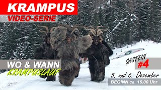 Gasteiner Krampuslauf 2023 WO amp WANN sind die Krampus  Passen in Bad Gastein [upl. by Queridas365]