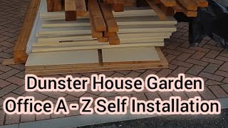 How to install Dunster House Garden Office A  Z 🏡🛠️ DIY HomeImprovement DunsterHouse1 [upl. by Anaik739]