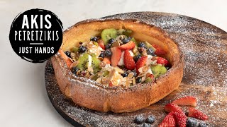 Dutch Baby Pancake  Akis Petretzikis [upl. by Sirtimed]