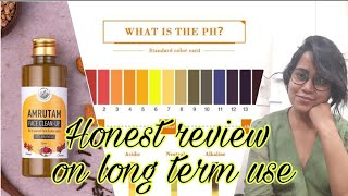 Amrutam Face cleanup  Honest review on long term use pH check [upl. by Htebasil]