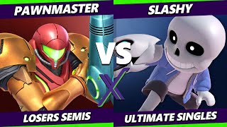 SX 532 Losers Semis  PawnMaster Samus Vs SLASHY Mii Brawler Smash Ultimate  SSBU [upl. by Naida]