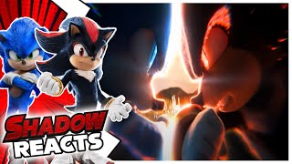 WERE THEY GONNA KISS  Movie Shadow and Movie Sonic React to SONIC VS SHADOW Ft Movie Sonic [upl. by Dilks240]