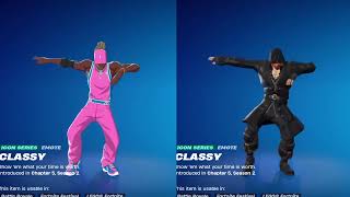 FORTNITE CLASSY EMOTE SPEED UP 1 HOUR DANCE [upl. by Ardiekal]