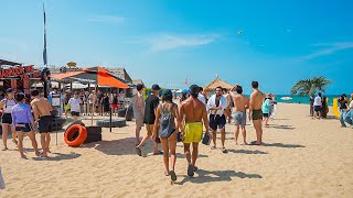 Exploring Yangyang Surfyy Beach The Hidden Gem of Koreas East Sea  Summer Beach Walk 4K HDR [upl. by Donna]