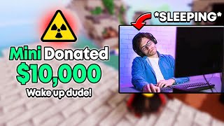 I Secretly Donated to Streamers Playing Roblox [upl. by Llirred940]