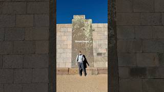 Massive megaliths integrated into this modern reconstructed wall archaeology history travel [upl. by Schlosser]