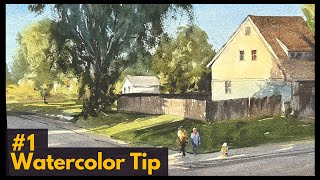 Painting Watercolor in Layers How to paint light [upl. by Whitehurst823]