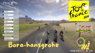 Tour de France 2024  Borahansgrohe 1  Start der Tour 2024 [upl. by Ecnal221]