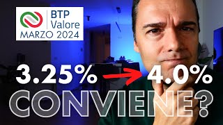 BTP Valore 2024 Cedola 325 e 4 ATTENTI ai Tassi e BCE [upl. by Atalante]