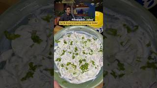 Kartik aryans creamy cucumber salad for weight loss cucumbersalad healthysalad saladrecipe [upl. by Carmen]