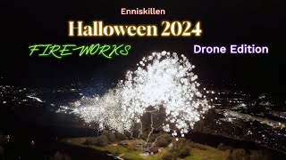 Halloween 2024 Firework show Enniskillen Northern Ireland drone editionsmoke version [upl. by Giustino421]