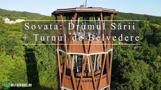 Traseu Sovata Drumul Sării  Turul Lacurilor  Turnul de Belvedere [upl. by Ahsinik]