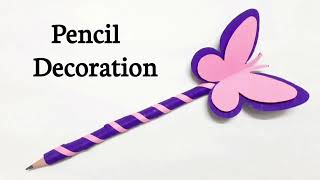 DIY pen decoration ideaseasy pencil decorationartworkcreativecorner [upl. by Jeane]