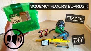 Project Nursery Fixing Squeaky Floor Boards [upl. by Tommy]