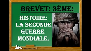 3èmeLa Seconde Guerre Mondiale une guerre danéantissement  Brevet [upl. by Nosrettap486]