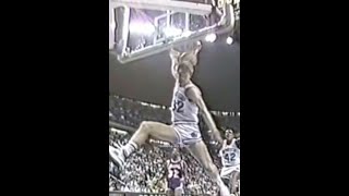 Detlef Schrempf Dunks with Jordan Logo Style [upl. by Chesna]