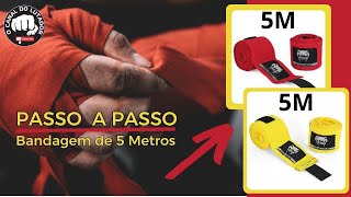 Como Colocar Bandagem Boxe  Como Colocar Bandagem Muay Thai Boxe e MMA [upl. by Devonna]