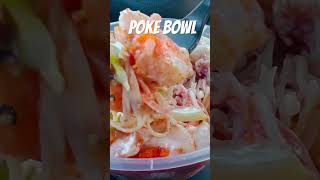 Lunchtime car MUKBANG Poke Bowl food mukbang asmr [upl. by Elsbeth]