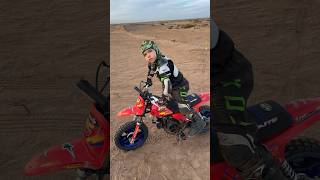 Kickstart Yamaha pw50 fail motocross motovlog dirtbike reels mx fun [upl. by Icrad135]