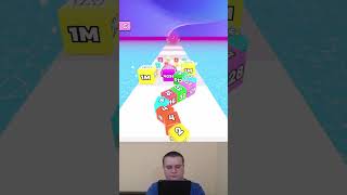 Jelly Tube Run 2048 ❗Level 129❗2048 games shorts [upl. by Xino]