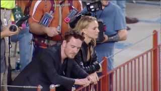 Natalie Portman and Michael Fassbender at TexasBaylor [upl. by Spatola]