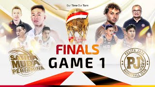 Final Game 1 Highlights Satria Muda Pertamina vs Pelita Jaya  IBL All Indonesian 2024 [upl. by Airalav]