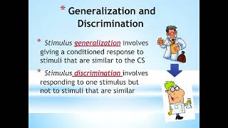 Stimulus Generalization and Discrimination [upl. by Telfore]