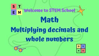 Math  Multiplying decimals and whole numbers [upl. by Neva]