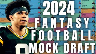 A 2024 Fantasy Football Mock Draft 110 [upl. by Katlaps170]