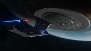 The Enterprise D going to warp [upl. by Enileqcaj]