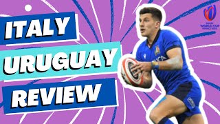 Italy v Uruguay Review  Rugby World Cup 2023 [upl. by Aivax]