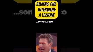 Alunno sincero prof professore ironia studenti scuola amadeus [upl. by Bautista]