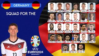 Germany  Squad  UEFA EURO 2024 [upl. by Sergei]