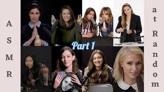 Celebrities ASMR No Talking Compilation  Part 1  ASMRatRandom [upl. by Alyahc]