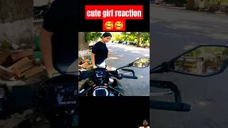 please ek ride de do cute girl reaction Kawasaki z900 z900 zx10r motovlog rider vairalvideo [upl. by Ecineg]