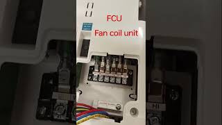 FCU  fan coil unit wiring diagram [upl. by Rekrap]