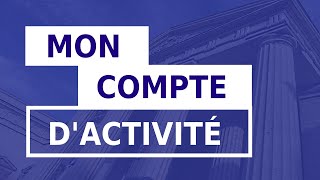 VOTRE COMPTE PERSONNEL DACTIVITÉ mode demploi [upl. by Akiam]