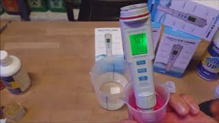 AquaMaster 3 in 1 pH  EC  temperatuur meter Unboxing  1e gebruik [upl. by Isabea]