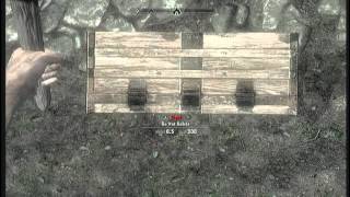 Skyrim Chest Hover Glitch Tutorial Xbox 360 PS3 PC [upl. by Ardnekal]