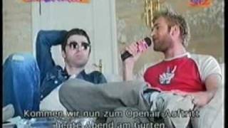 Noel Gallagher Interview Gurten Festival 2002 [upl. by Danforth]