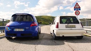 Renault 5 GT Turbo VS Megane RS F1 Team  Davide Cironi [upl. by Navonod]